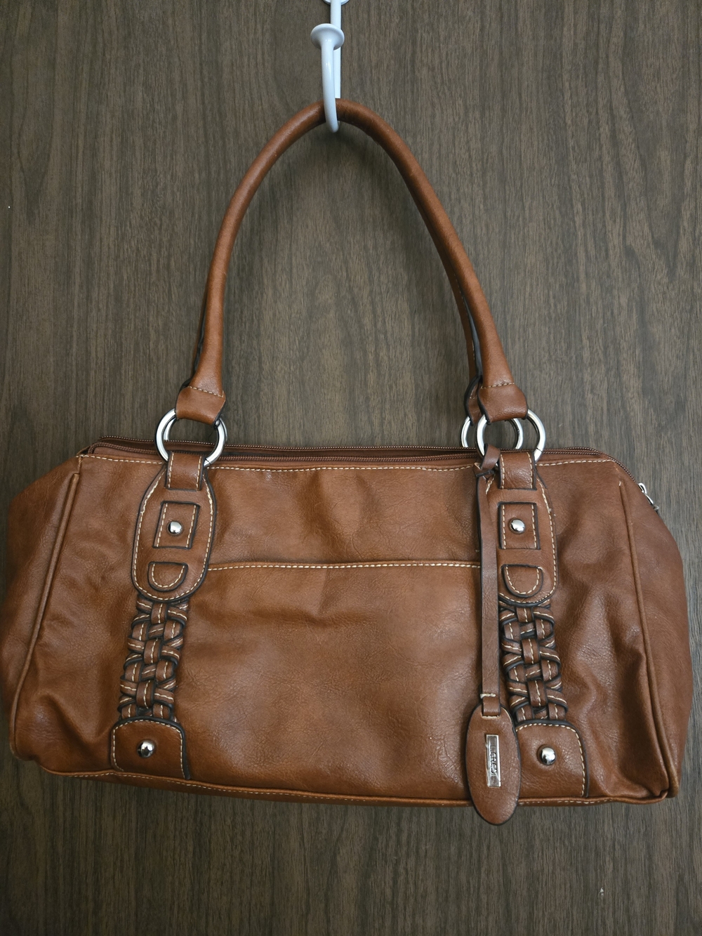 Vintage Brown Women's Shoulder Bag L Credi brand. Vintage 1970s. A German Brand